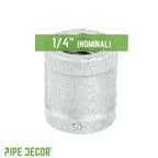 1/4 in. Galvanized Iron Coupling