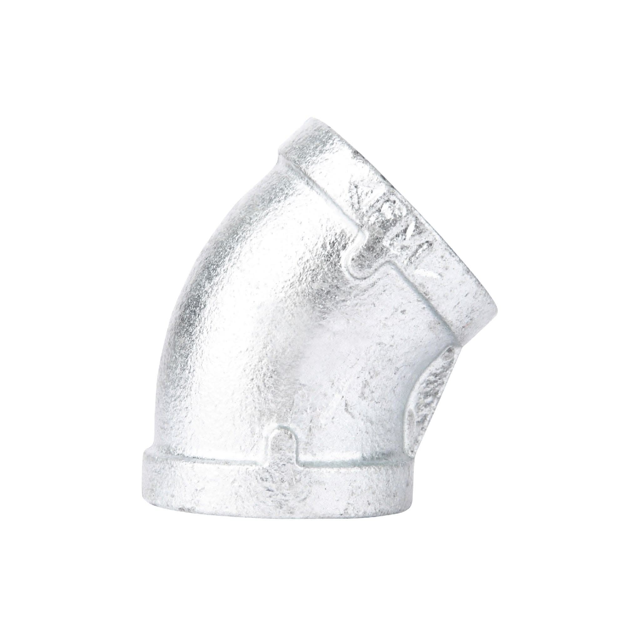 1 1/4 in. Galvanized Iron 45 Degree Elbow