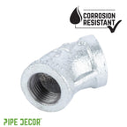 1/2 in. Galvanized Iron 45 Degree Elbow
