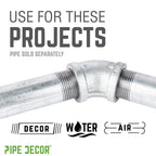 1 in. Galvanized Iron 45 Degree Elbow