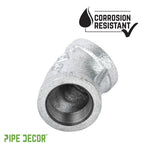 3/4 in. Galvanized Iron 45 Degree Elbow