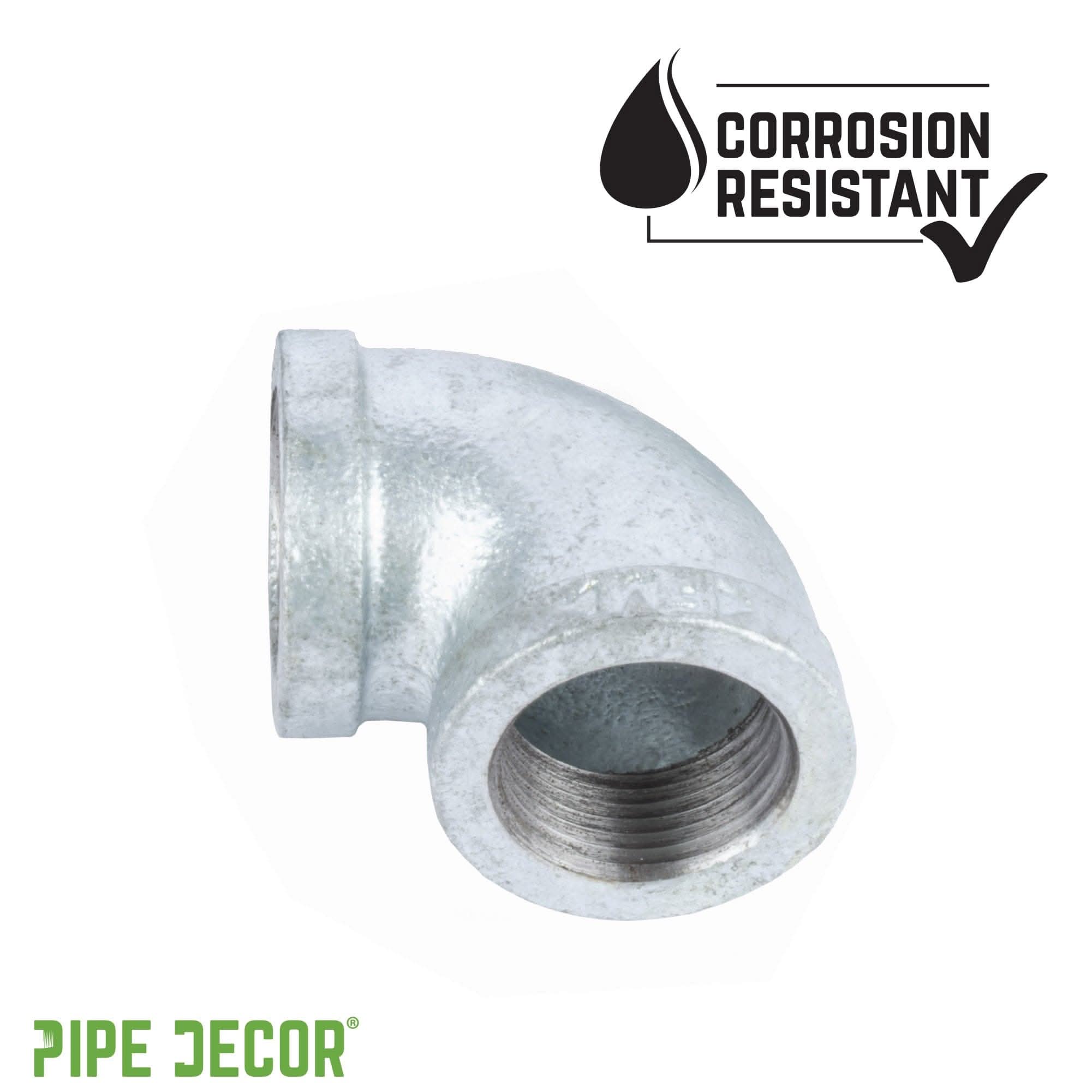 2 in. Galvanized Iron 90 Degree Elbow