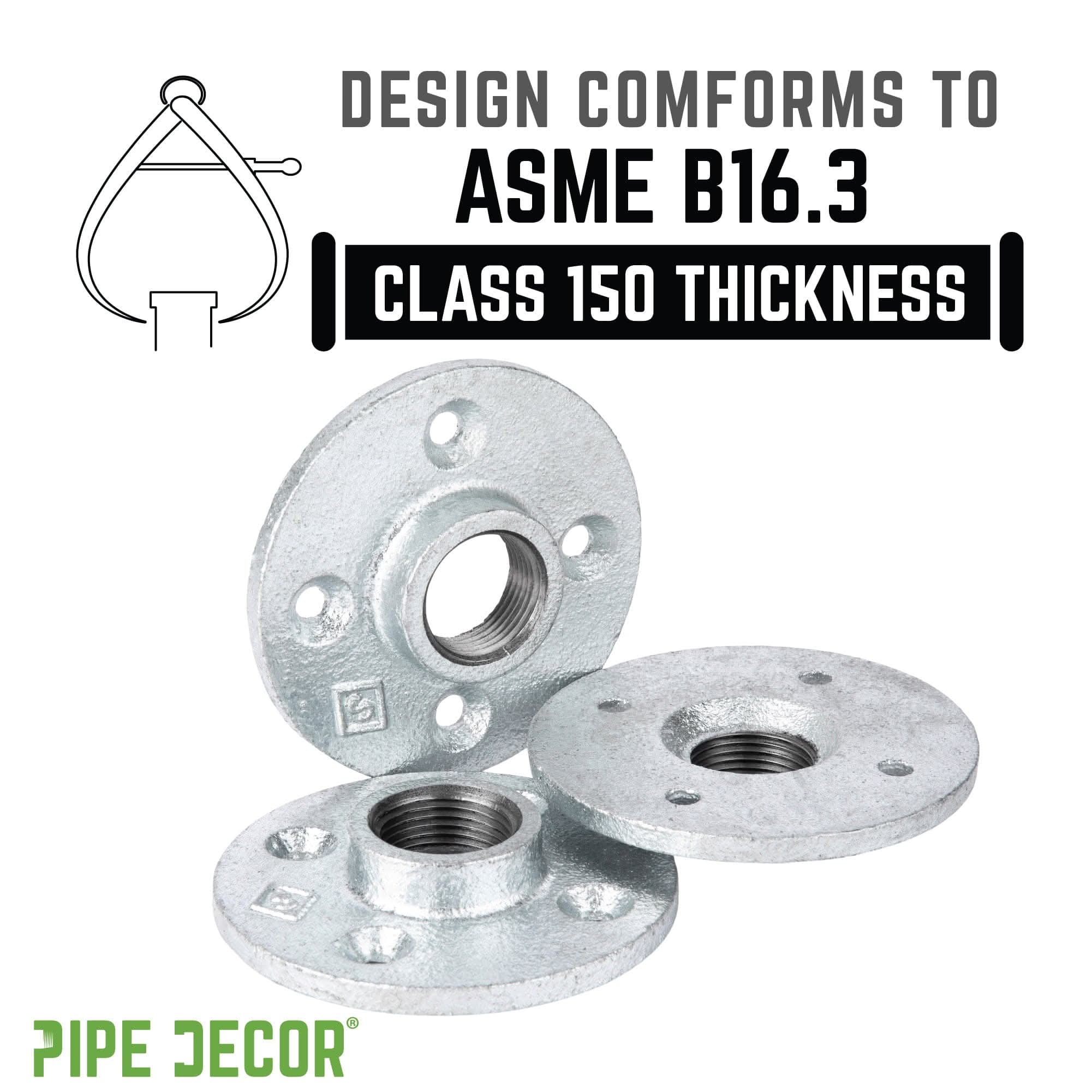 1/2 in. Galvanized Iron Floor Flange