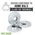 1/4 in. Galvanized Iron Floor Flange