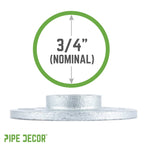 3/4 in. Galvanized Iron Floor Flange