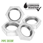 1 1/2 in. Galvanized Iron Locknut