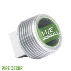 1 1/2 in. Galvanized Iron Plug