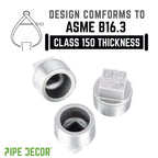 1 1/4 in. Galvanized Iron Plug
