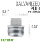 1/2 in. Galvanized Iron Plug