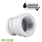 1 1/2 in. x 1 1/4 in. Galvanized Iron Reducing Coupling