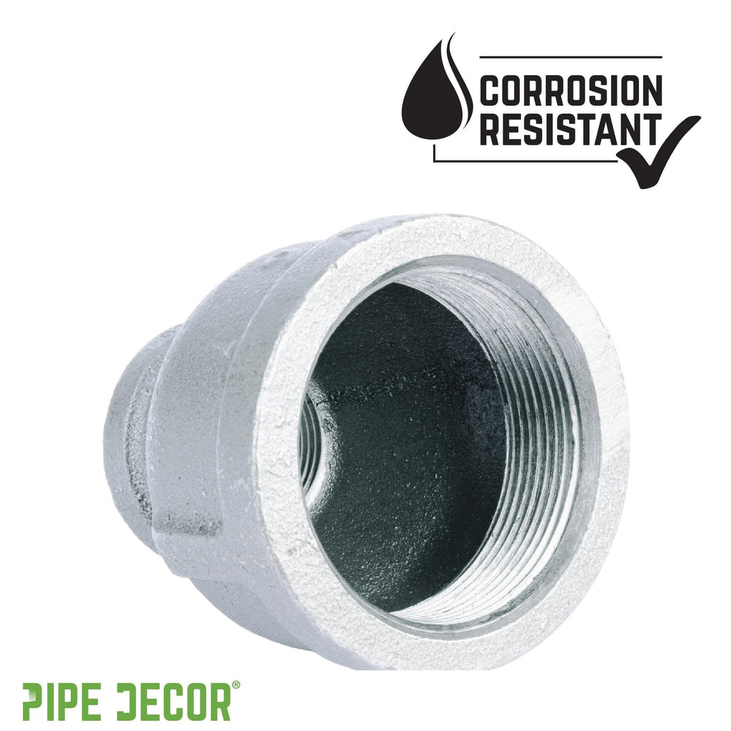 1 1/4 in. x 1/2 in. Galvanized Iron Reducing Coupling