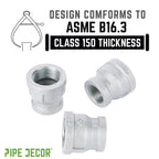 1/2 in. x 3/8 in. Galvanized Iron Reducing Coupling