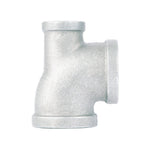 1 in. x 1/2 in. x 1 in. Galvanized Reducing Tee