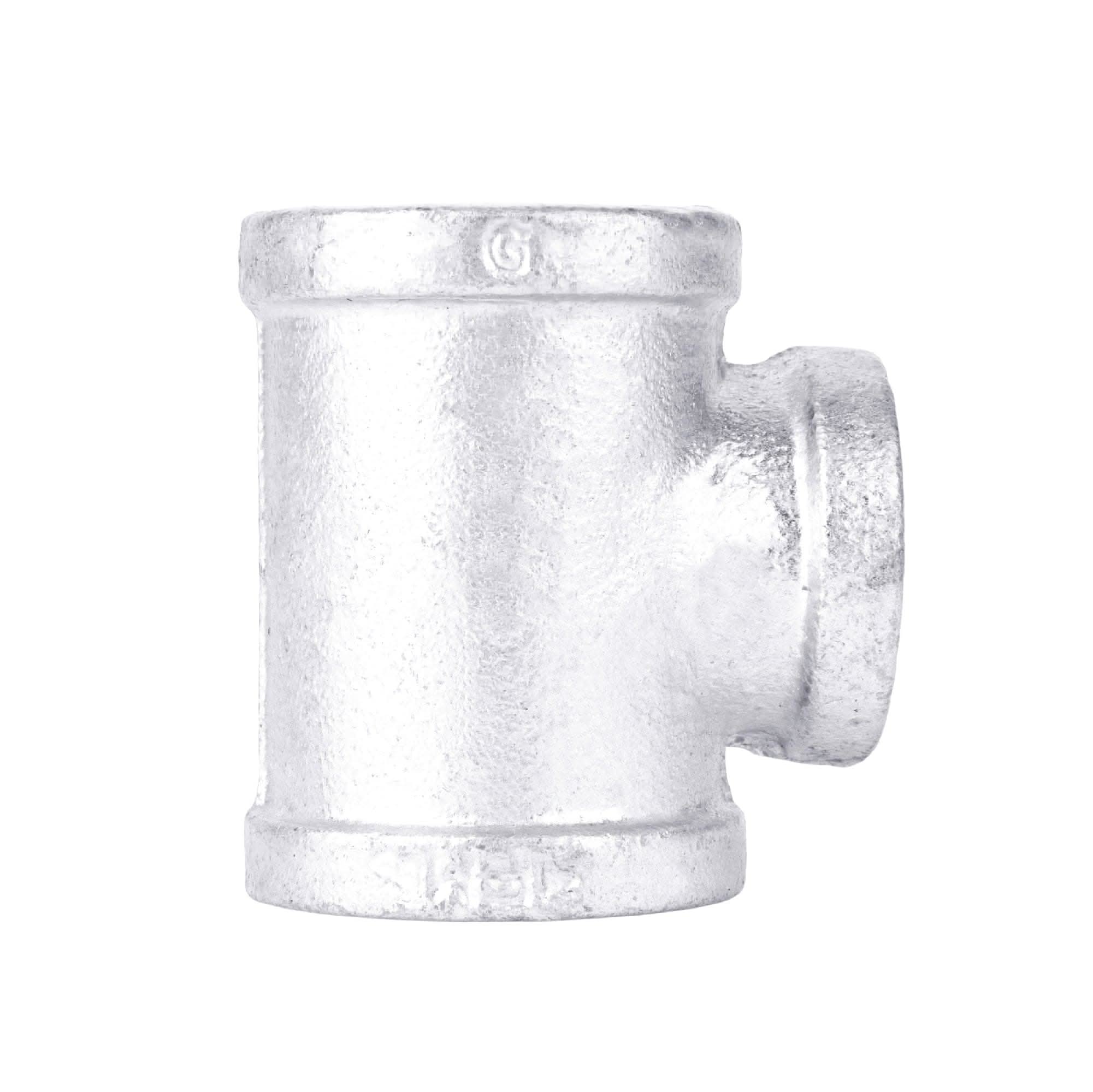1 1/4 in. x 1 1/4 in. x 1 in. Galvanized Iron Reducing Tee
