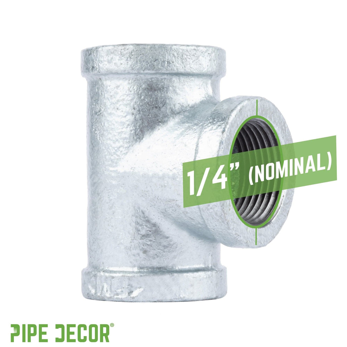 1/4 in. Galvanized Iron Tee