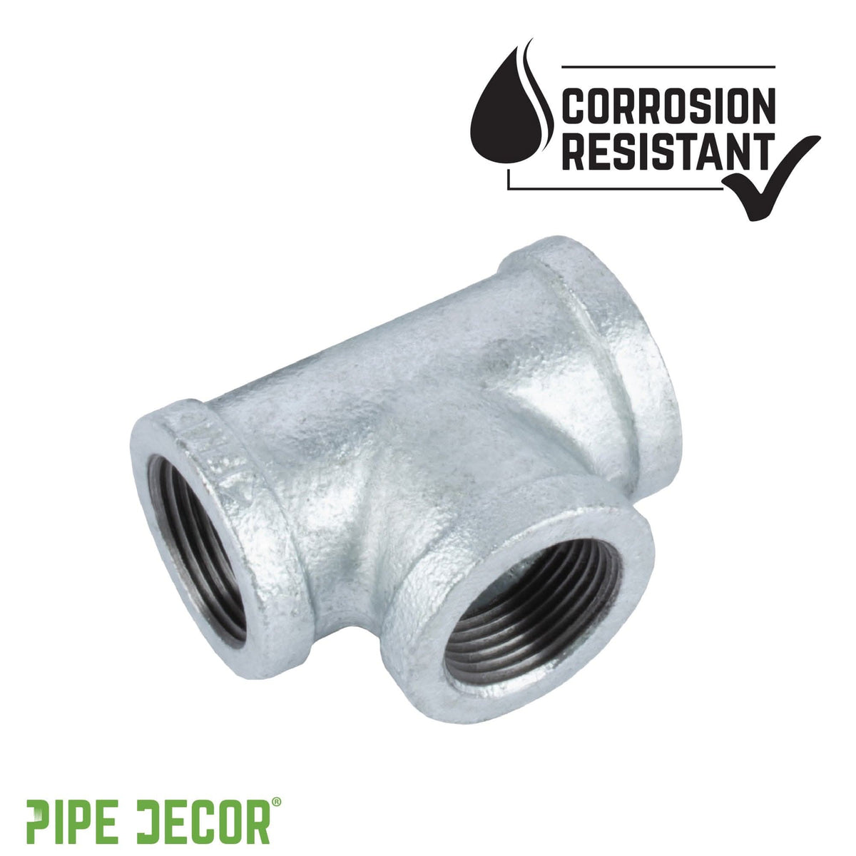 1/4 in. Galvanized Iron Tee