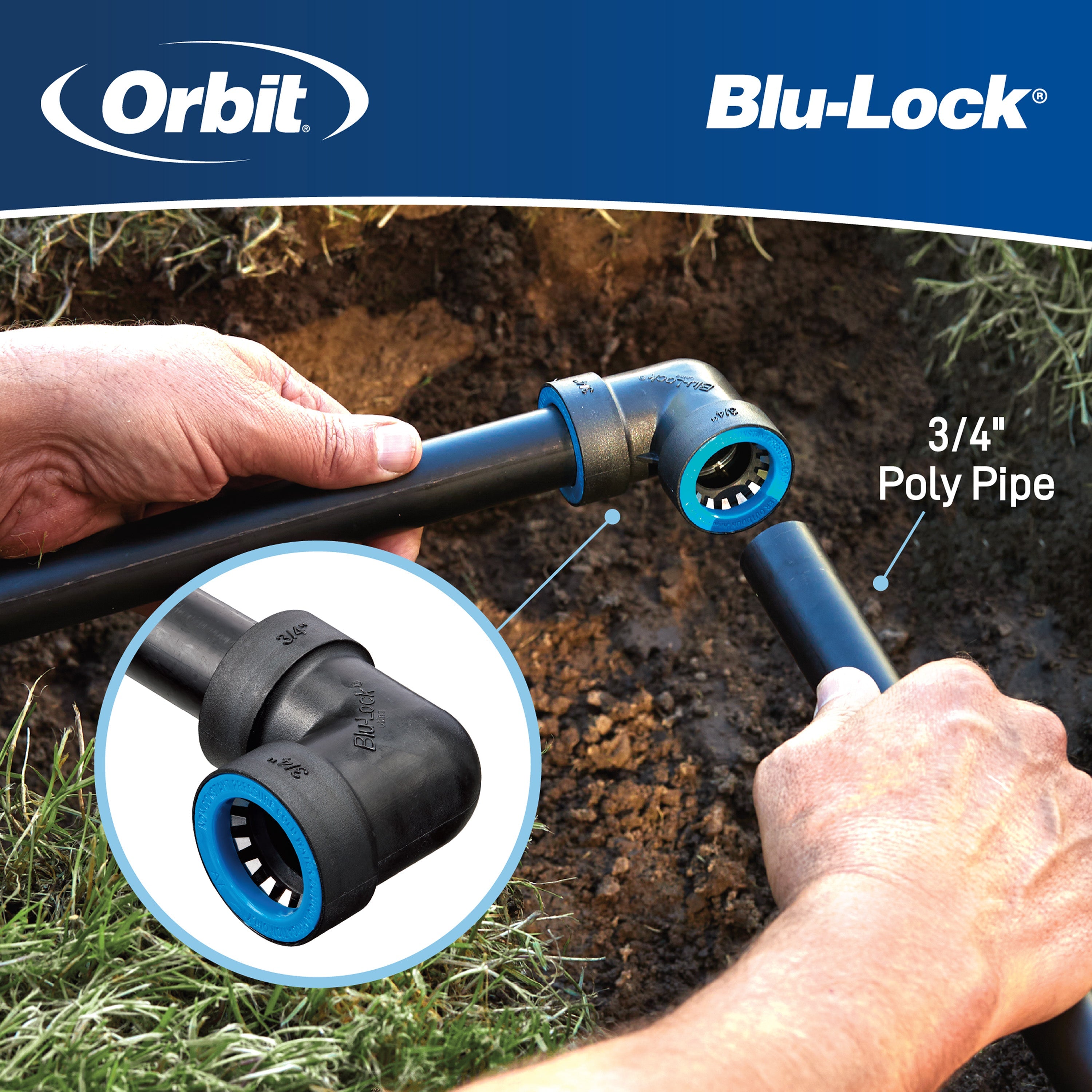1" Blu-Lock Elbow 31673