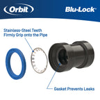 3/4" Blu-Lock x 1/2" FPT Reducing Tee 31372
