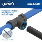 3/4" Blu-Lock x 1/2" FPT Reducing Tee 31372
