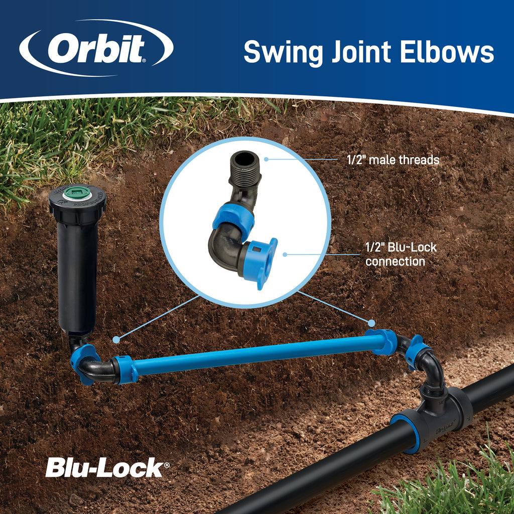 1/2" Blu-Lock Street Elbow 31975