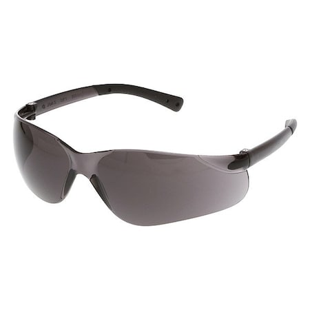 BearKat (BK1), Safety Glasses, MAX6 Anti-Fog, Gray Lens, Non-Slip Temple, Frameless, 1 PR