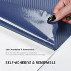 Yescom Carbon Vinyl Wrap Roll 5' x 98' Auto Car 3D Sticker Blue