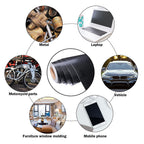 Yescom Carbon Vinyl Wrap Roll 5' x 100' Auto Car 4D Sticker Black