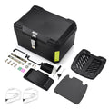 Yescom Motorcycle Trunk Box with Backrest Scooter Tour Pack