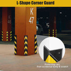 Yescom 2pcs Rubber Corner Guards for Walls Reflective 31"