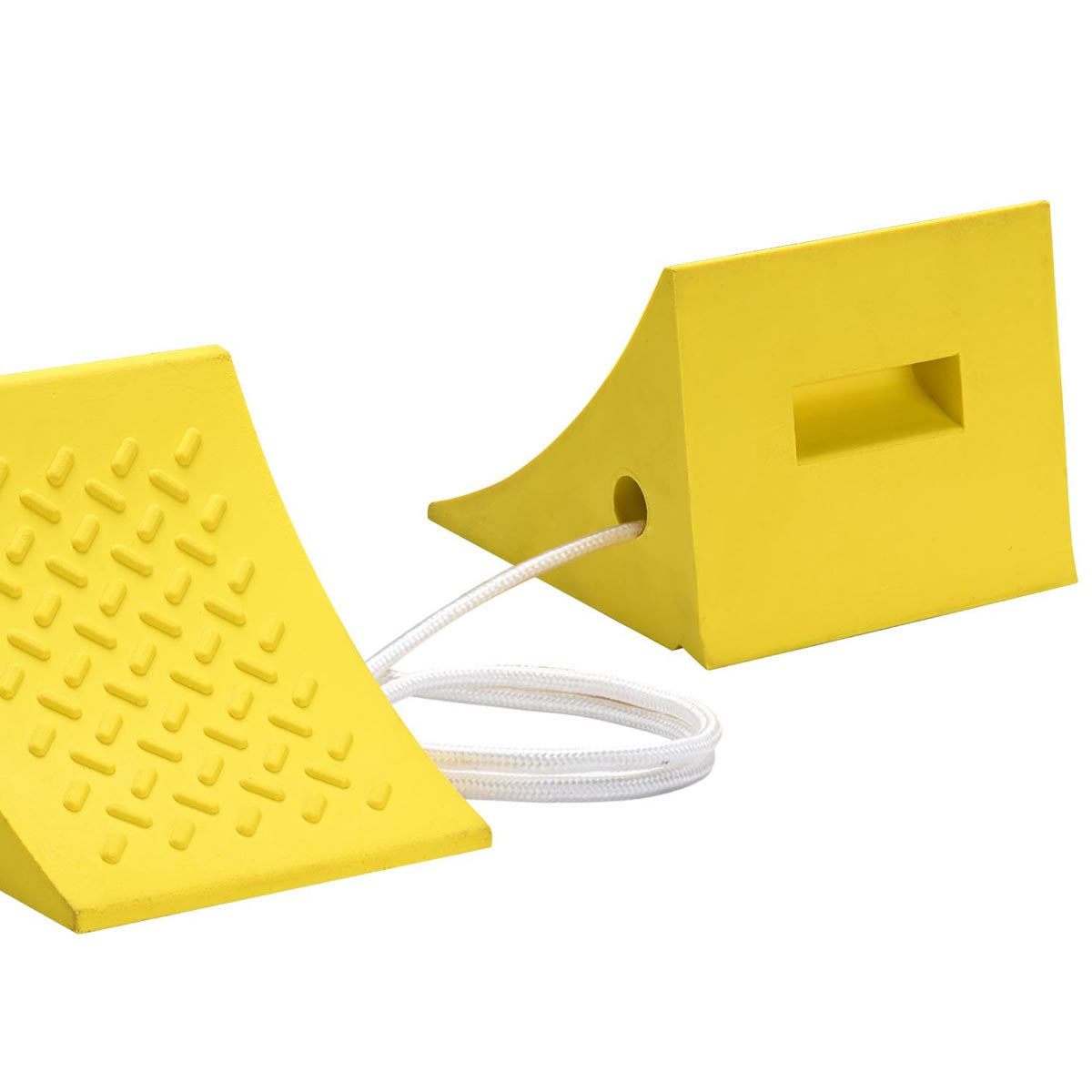 Yescom Wheel Chocks 2ct. for 24-32in. Tire, 33,000lbs GVWR, Polyurethane
