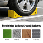 Yescom Wheel Chocks 2ct. for 24-32in. Tire, 33,000lbs GVWR, Polyurethane