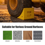 Yescom Wheel Chock for 58in. Tire, 396,800lbs GVWR, Polyurethane