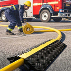 Yescom Cable Ramp Rubber Hose Protector 1 Channel for 3 1/8" Cables