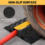 Yescom Cable Ramp Rubber Hose Protector 1 Channel for 3 1/8" Cables