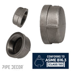 4 in. Black Cap