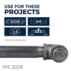 2 1/2 in. Black Plug