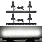 Yescom 12W 19 Inch LED Display Light w/ Clamp for Retractable Banner Stands 2 Packs