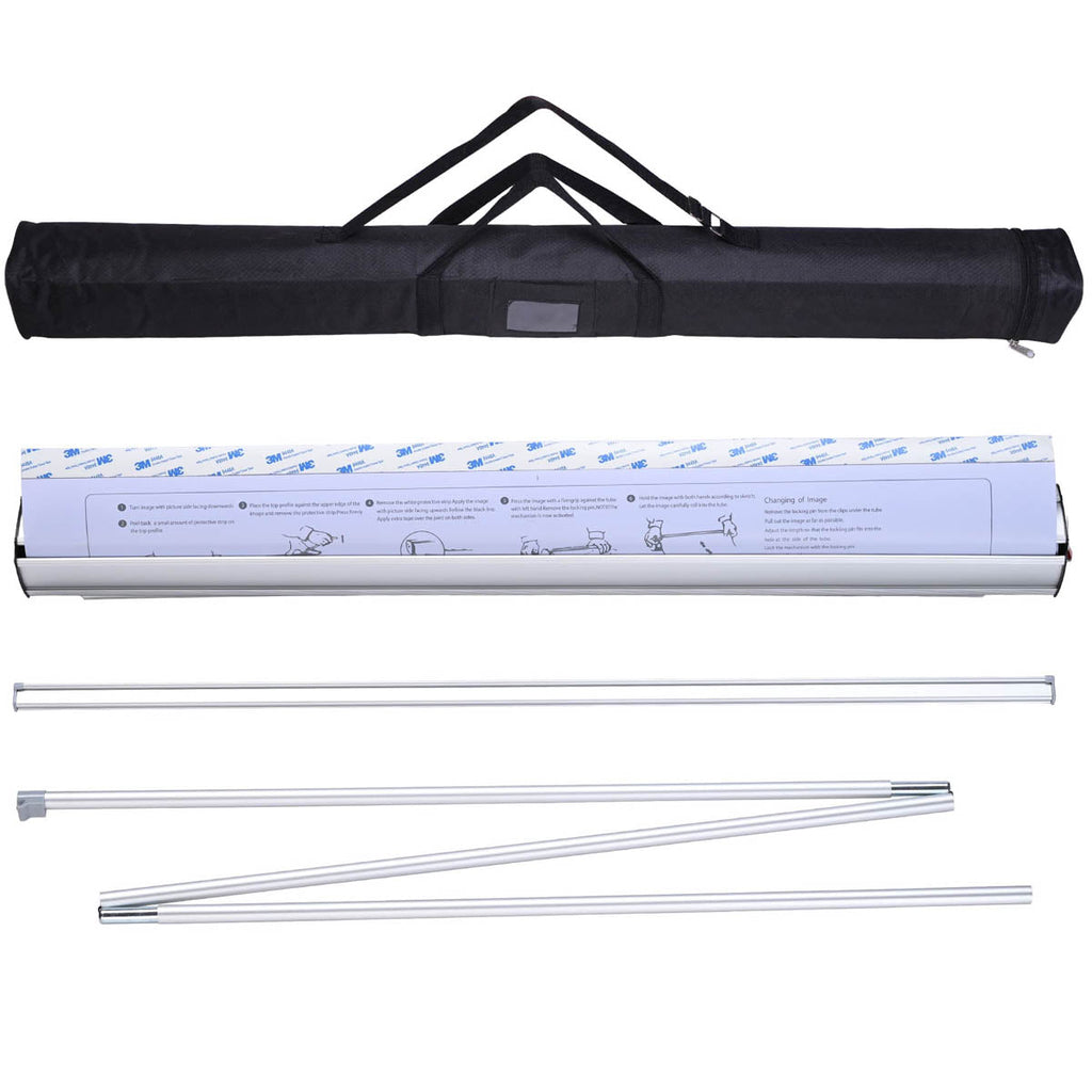 Yescom Illuminated Retractable Banner Stand Kit 33 x 79 in