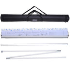 Yescom Illuminated Retractable Banner Stand Kit 33 x 79 in