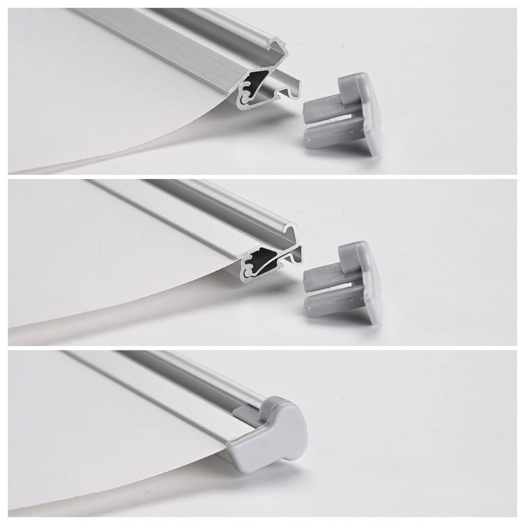 Yescom Illuminated Retractable Banner Stand Kit 33 x 79 in