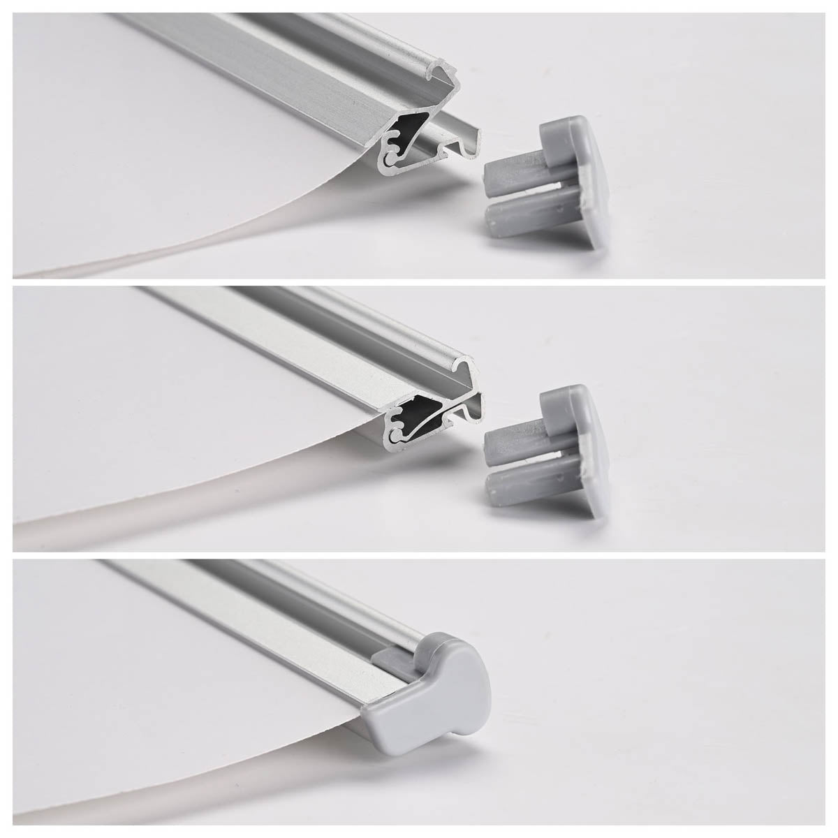 Yescom Illuminated Retractable Banner Stand Kit 33 x 79 in