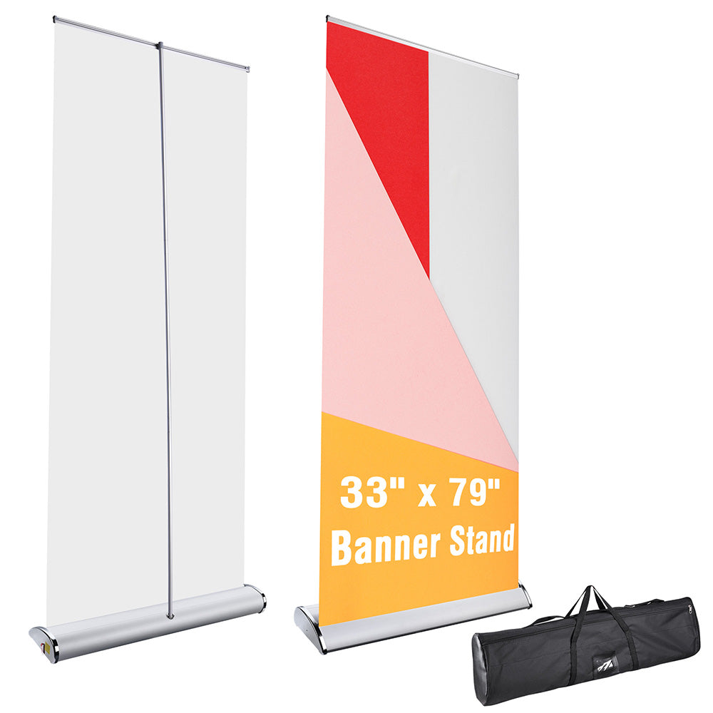 Yescom 33 x 79 in Aluminum Trade Show Retractable Banner Stands 5ct.