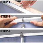 Yescom Illuminated Retractable Banner Stand Kit 33 x 79 in