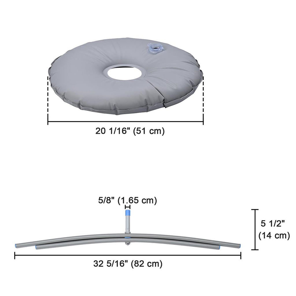 Yescom 10ct. Feather Flag Stand Weighted Base for Flag Banners