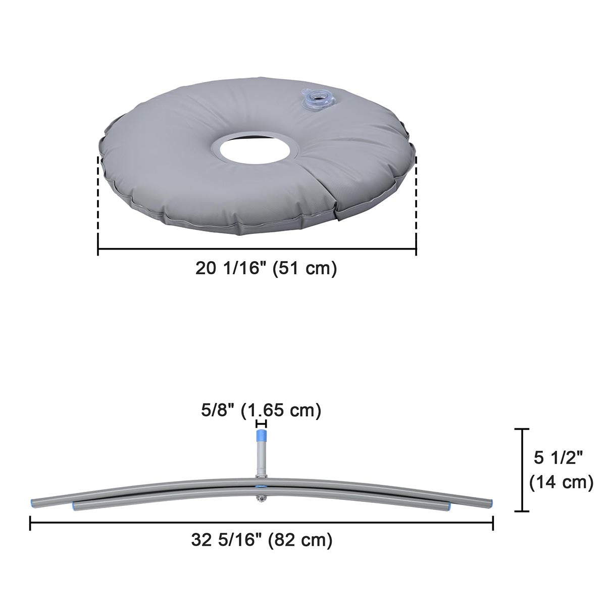 Yescom 10ct. Feather Flag Stand Weighted Base for Flag Banners