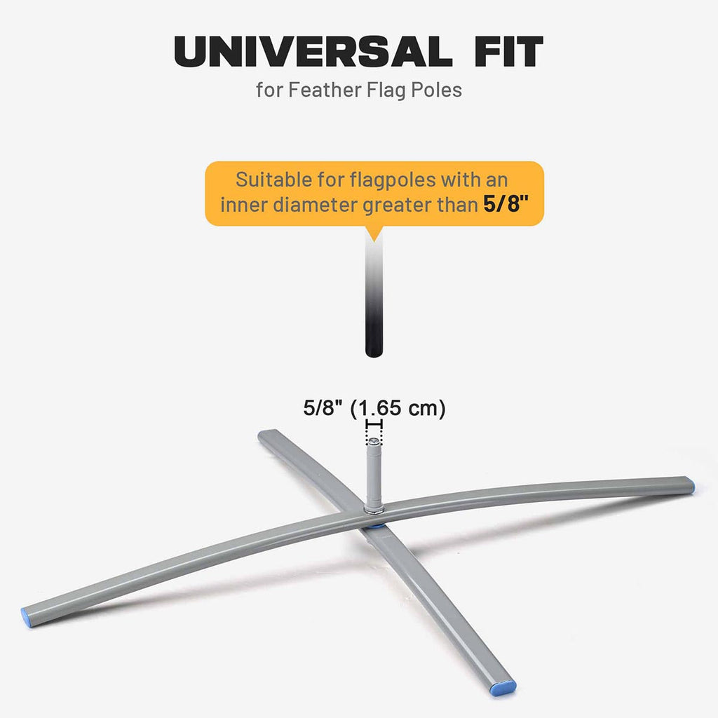Yescom 10ct. Feather Flag Stand Weighted Base for Flag Banners