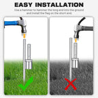 Yescom Teardrop Flag Pole Kit - 10 Sets, Base Type Options
