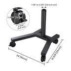 WinSpin Mobile Stand for Poles up to D2 3/8" (Prize Wheel Display Stand)