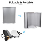 Yescom Trade Show Display Podium Table Counter Stand White
