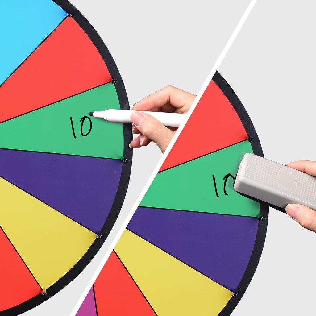 WinSpin 24" Tabletop Prize Wheel Dry Erase